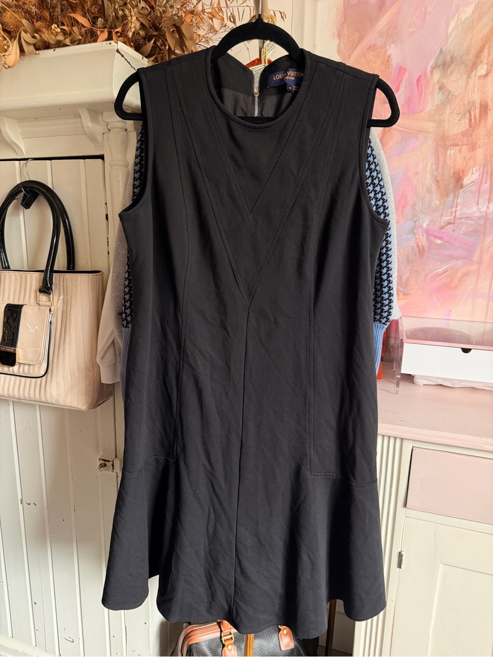 Black Sleeveless A-Line Dress - Louis Vuitton